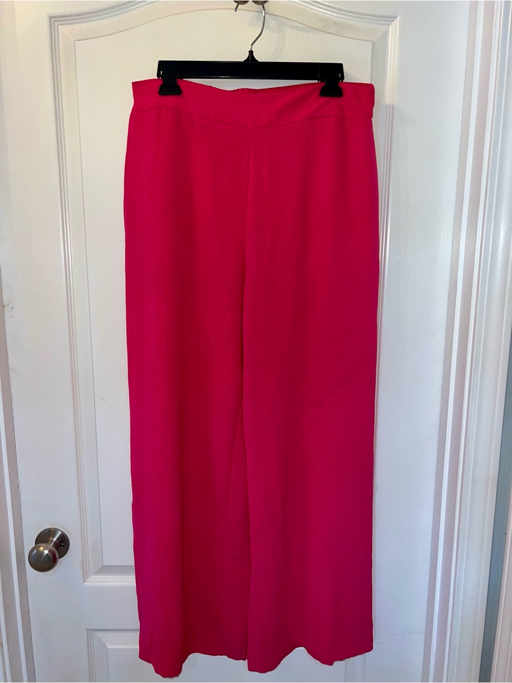 Women’s Pink Wide-Leg Pant suit with Tie Front - Picture 4 of 6